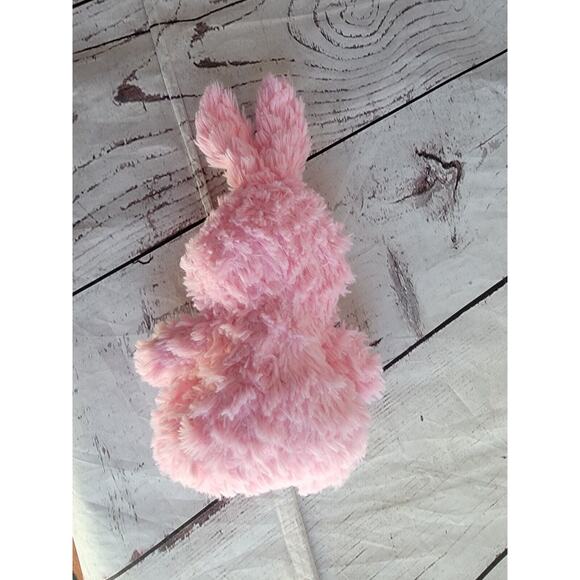 Greenbrier Pink Bunny Rabbit Plush Soft Toy Stuffed Animal Carrot 7inch Toy - Picture 4 of 5